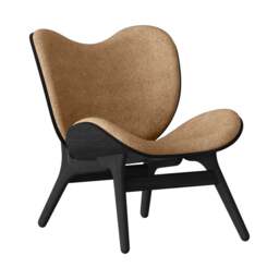Umage A Conversation Piece Armchair - Low - Black Oak - Sugar Brown Colour: Sugar Brown