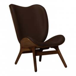 Umage A Conversation Piece Armchair - Tall - Oak - Hope Leather Brown Wood: Oak, Colour: Brown