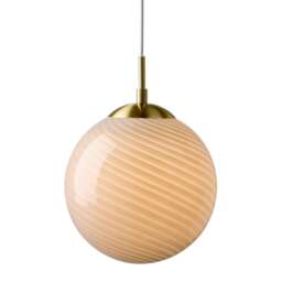 Halo Design Candy Ball Pendant Light - O 30cm - Grey Size:  30cm, Colour: Grey
