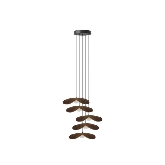Umage Forget Me Not 3 Light Cluster Set - Dark Oak - Medium Colour: Dark Oak, Size: Medium - image 1