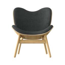Umage A Conversation Piece Armchair - Low - Oak - Shadow Colour: Shadow - thumbnail 2