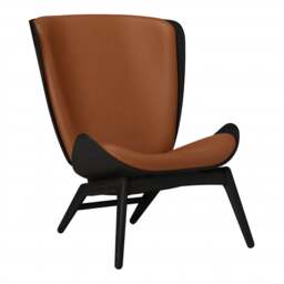 Umage The Reader Armchair - Black Oak - Hope Leather Cognac Wood: Black Oak, Colour: Cognac