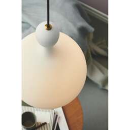 Halo Design Dueodde Opal Glass Pendant Lamp - O 18cm Size: O 18cm - thumbnail 2