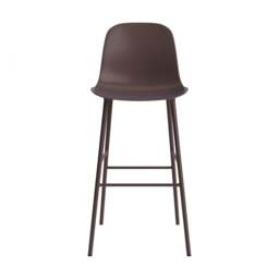 Normann Copenhagen Form Bar Chair - 75cm - Brown Shell Colour: Brown - thumbnail 2