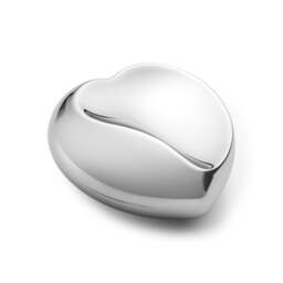 Georg Jensen Heart Shaped Box - Mirror Polished Stainless Steel - Small - thumbnail 2