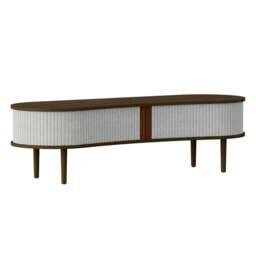 Umage Audacious TV Bench - Dark Oak - Sterling Colour: Sterling - thumbnail 1