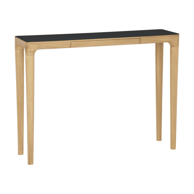 Umage Heart &aposn&apos Soul Console Table with Laminated Top - Oak - Obsidian Black Colour: Obsidian Black - image 1