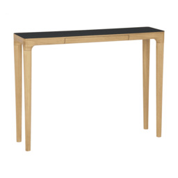 Umage Heart &aposn&apos Soul Console Table with Laminated Top - Oak - Obsidian Black Colour: Obsidian Black - thumbnail 1