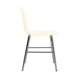 Normann Copenhagen Form Chair - Cream - Chrome Legs Shell Colour: Cream, Leg Colour: Chrome - thumbnail 3