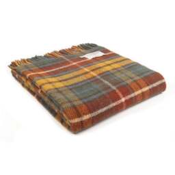 Tweedmill Textiles Pure New Wool Throw -  Antique Buchanan Tartan