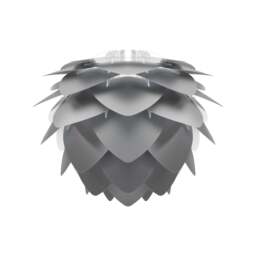 Umage Silvia Pendant Light Shade - Grey - Medium - 50cm with Black Cord Set With or Without Cord Set: With Black Cord Set