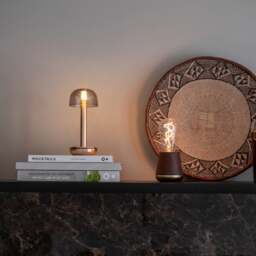 Humble Two Table Light - Gold - Smoked Shade - thumbnail 4
