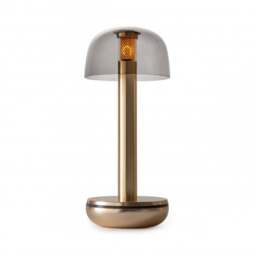 Humble Two Table Light - Gold - Smoked Shade