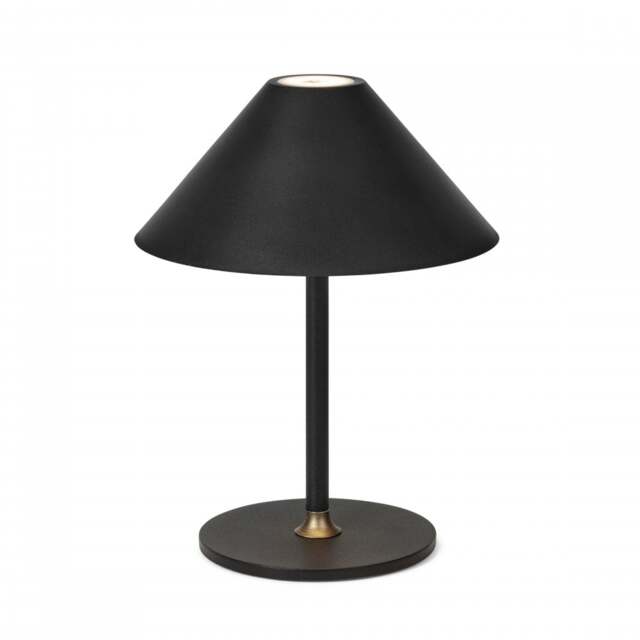 Halo Design Hygge Portable Table Lamp - O 19cm - Graphite Black Colour: Graphite Black - image 1