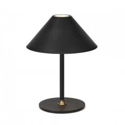 Halo Design Hygge Portable Table Lamp - O 19cm - Graphite Black Colour: Graphite Black