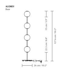 Umage Audrey Floor Lamp - Steel Colour: Steel - thumbnail 7