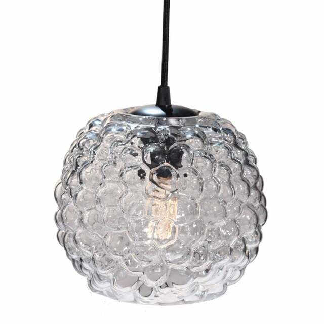 Halo Design Grape Pendant Light - 20cm - Clear Size:  20cm, Colour: Clear