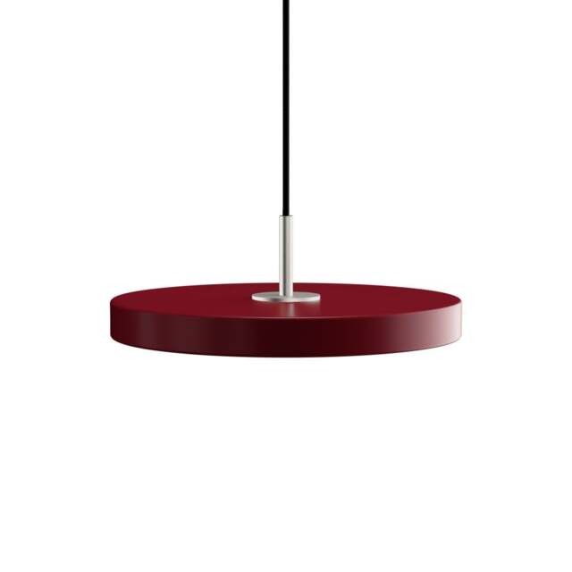 Umage Asteria Plus Pendant Lamp - Ruby Red - Mini - Steel Top Colour: Ruby Red, Size: Mini, Style: Steel - image 1