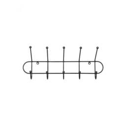 Garden Trading Farringdon 5 Hook Rail - Dark Grey - thumbnail 3
