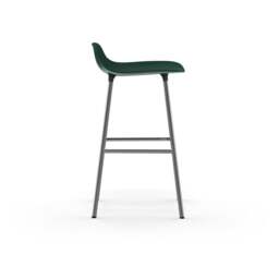 Normann Copenhagen Form Barstool - 65cm - Green - Chrome Legs Shell Colour: Green, Leg Colour: Chrome - thumbnail 3