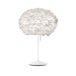 Umage Eos Table Lamp - White Feather Eos Medium/White Sante Stand