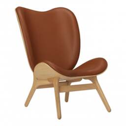 Umage A Conversation Piece Armchair - Tall - Oak - Hope Leather Cognac Wood: Oak, Colour: Cognac