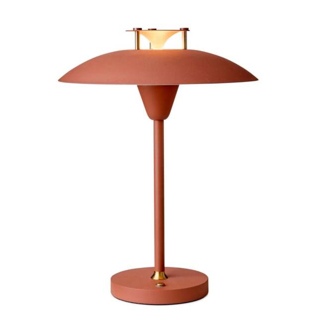 Halo Design Stepp 1-2-3 Rechargeable Portable Table Lamp Colour: Terracotta