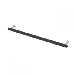 Wireworks Yoku 680 Single Towel Rail - Dark Oak