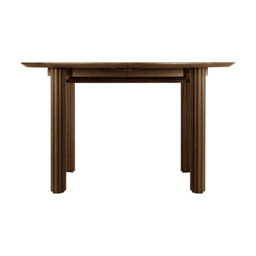 Umage Comfort Circle Dining Table with Extension - Rippled - Dark Oak - thumbnail 5