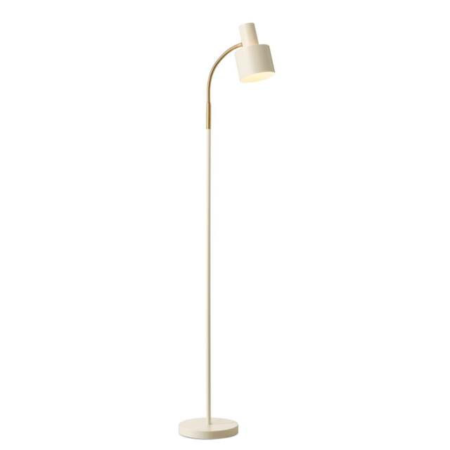 Halo Design Vogue Floor Lamp - H 143cm - Cream/Antique Brass Colour: Cream - image 1