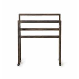 Wireworks Mezza Grande Towel Rail - Dark Oak - thumbnail 4