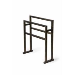 Wireworks Mezza Grande Towel Rail - Dark Oak - thumbnail 3