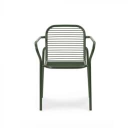 Normann Copenhagen Vig Outdoor Armchair - Dark Green Powder-coated Steel - thumbnail 2