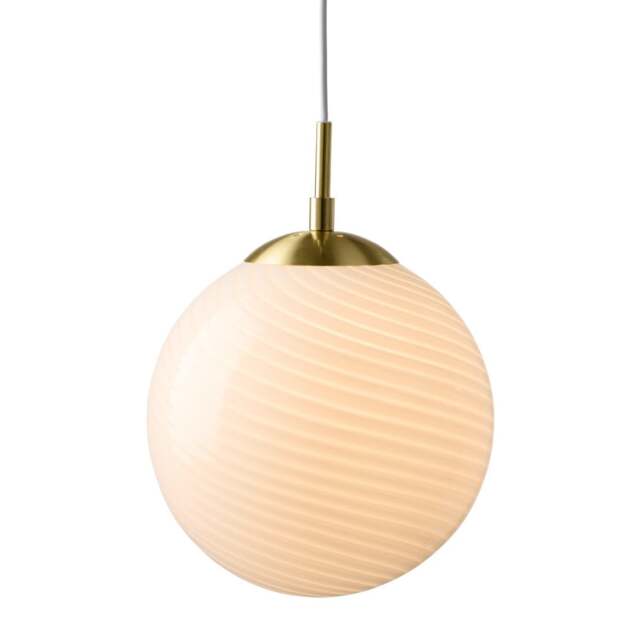 Halo Design Candy Ball Pendant Light - O 30cm - Opal Size: O 30cm, Colour: Opal