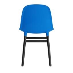 Normann Copenhagen Form Chair - Bright Blue - Black Oak Legs Shell Colour: Bright Blue, Leg Colour: Black Oak - thumbnail 4