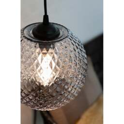 Halo Design Nobb Ball Pendant Light - O 22 cm - Smoke Colour: Smoke - thumbnail 2