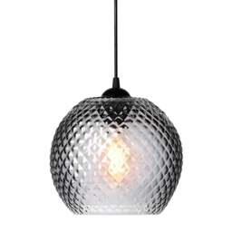 Halo Design Nobb Ball Pendant Light - O 22 cm - Smoke Colour: Smoke