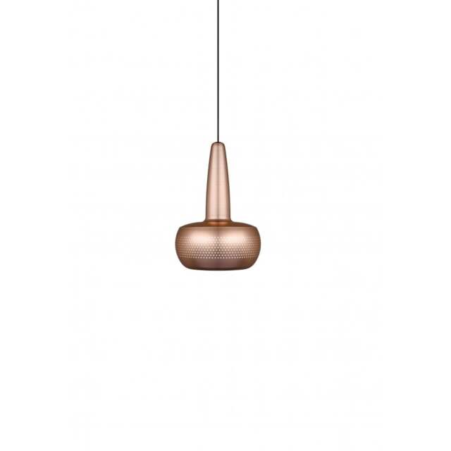 Umage Clava Pendant Light Shade - Brushed Copper with Black Cord Set With or Without Cord Set: With Black Cord Set - image 1
