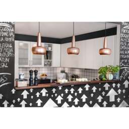 Umage Clava Pendant Light Shade - Brushed Copper with Black Cord Set With or Without Cord Set: With Black Cord Set - thumbnail 2