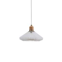 Halo Design Paris Pendant Light - O 24cm Size:  24cm, Colour: Clean White