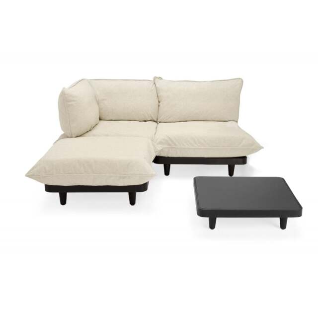Fatboy Paletti Modular Outdoor Lounge Furniture - Sahara Option: 2 Seater + Hocker + Table