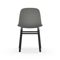 Normann Copenhagen Form Chair - Grey - Black Oak Legs Shell Colour: Grey, Leg Colour: Black Oak - thumbnail 4