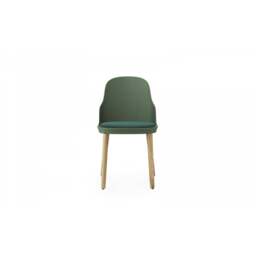 Normann Copenhagen Allez Chair - Park Green - Lacquered Oak Legs - Park Green/Canvas SJA 3987 Outdoor Upholstered Seat Colour: Park Green, Leg Colour: - thumbnail 3