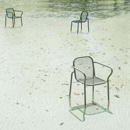 Normann Copenhagen Vig Outdoor Armchair - Black Powder-coated Steel - thumbnail 4