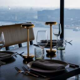 Humble Air Wireless Table Light - Gold - Gold Shade - thumbnail 6