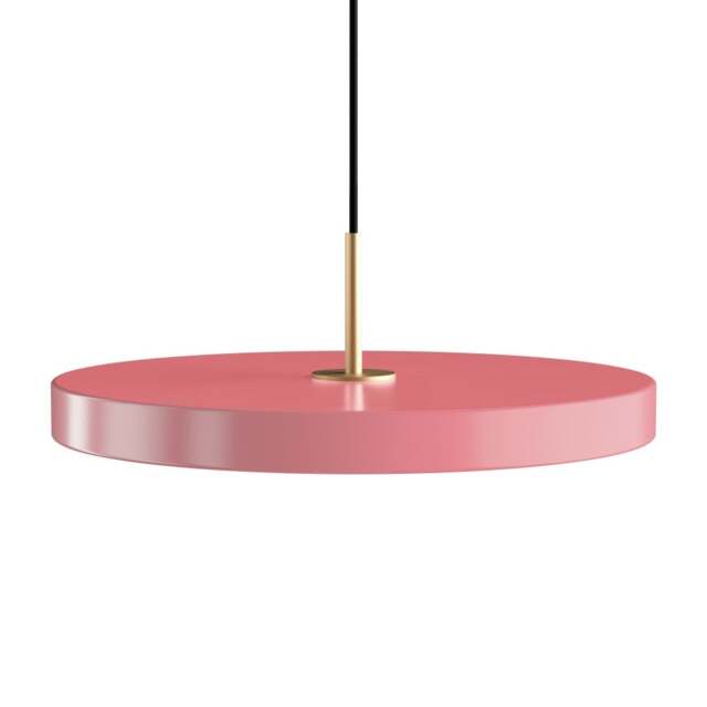 Umage Asteria Plus Pendant Lamp - Nuance Rose - Medium - Brass Top Colour: Nuance Rose, Size: Medium, Style: Brass - image 1