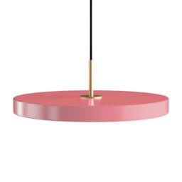Umage Asteria Plus Pendant Lamp - Nuance Rose - Medium - Brass Top Colour: Nuance Rose, Size: Medium, Style: Brass