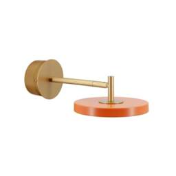 Umage Asteria Wall Light - Short - Nuance Orange - Hardwired Colour: Nuance Orange, Mounting: Hardwired
