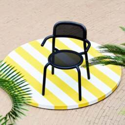Fatboy Set of 4 Toni Stackable Garden Armchairs - Anthracite Colour: Anthracite - thumbnail 7