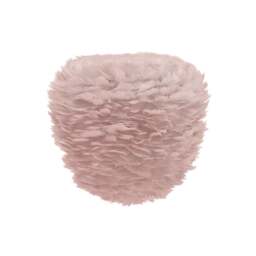 Umage Eos Evia Feather Pendant Shade - Light Rose - Medium - 40cm with Black Rosette Cord Set With or Without Cord Set: With Black Rosette Cord Set